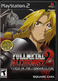 Full Metal Alchemist 2: Akaki Elixir no Akuma JP Playstation 2  box art